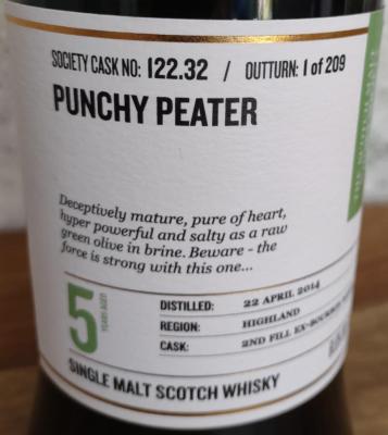 Croftengea 2014 SMWS 122.32 2nd Fill Ex-Bourbon Barrel 61.8% 700ml