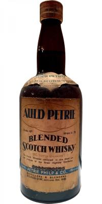 Auld Petrie Blended Scotch Whisky 100% Scotch Whiskies 43% 750ml