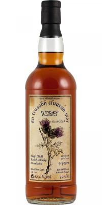 Glenallachie 2008 Wh an trusadh cluaran mor Pinot Noir Cask 62.4% 700ml