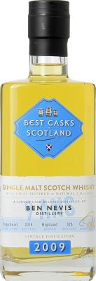 Ben Nevis 2009 JB Best Casks of Scotland Hogshead 43% 700ml