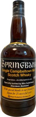 Springbank 12yo CA ICI Plant Protection Division UK 43% 750ml