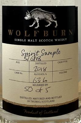 Wolfburn 2018 63.4% 700ml