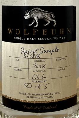 Wolfburn 2018 63.4% 700ml