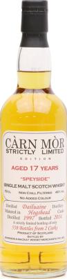 Dailuaine 1997 MMcK Carn Mor Strictly Limited Edition 2 Hogsheads 46% 700ml
