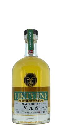 Eiktyrne NAS MacHidden Adopted Malt Whisky Final maturation at Det Norske Brenneri 44.4% 500ml