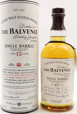 Balvenie 15yo Single Barrel #3811 47.8% 700ml