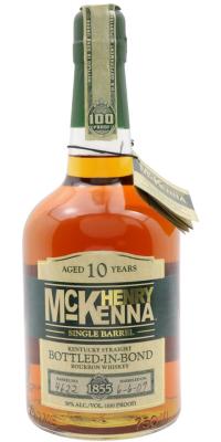 Henry McKenna 10yo Single Barrel Bottled in Bond 4622 50% 750ml