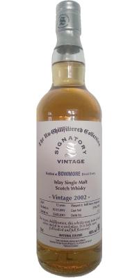 Bowmore 2002 SV The Un-Chillfiltered Collection Refill Sherry Hogsheads 2178 + 2180 46% 700ml