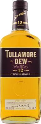 Tullamore Dew 12yo Special Reserve Ex-Bourbon & Oloroso Sherry 40% 700ml