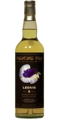 Ledaig 8yo JW Fighting Fish Bourbon Cask Monnier Trading 53.5% 700ml