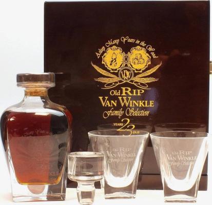 Old Rip Van Winkle 23yo Family Selection Glass Decanter New American Oak Barrel 57% 750ml