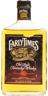 Early Times 3yo Old Style Kentucky Whisky 40% 375ml
