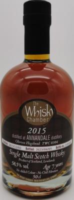 Annandale 2015 TWC 1st Fill Oloroso Hogshead 58.5% 500ml