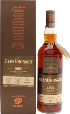 Glendronach 1993 Single Cask Port Pipe 25yo 55.6% 700ml