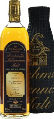 Bushmills 1975 Millennium Malt Cask no.197 Selected for L. Connaught & Sons Ltd. 43% 700ml