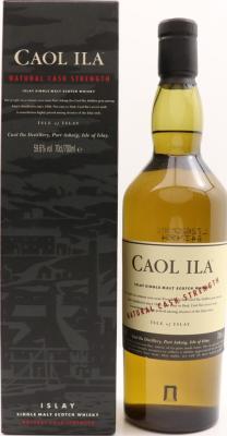 Caol Ila Natural Cask Strength 59.6% 700ml