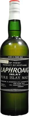 Laphroaig 12yo CA Pure Islay Malt Proof 80% 750ml