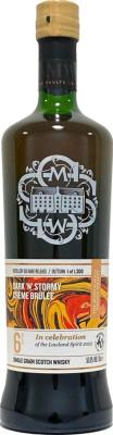 Glasgow Distillery 2016 SMWS Distillery G16 Rare Release Dark n stormy creme brulee A k A: Thunderstorm in A beehive 1st Fill #4 Char & Toasted Head Lowland Spirit 2023 50% 700ml