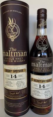 Secret Speyside Distillery 2002 MBl The Maltman 14yo First Fill Sherry Cask #007 55.2% 700ml