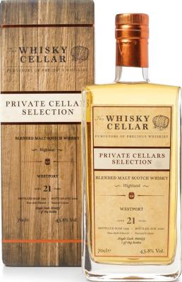 Westport 1999 TWCe Private Cellars Selection 21yo American Oak Hogshead #800075 43.8% 700ml