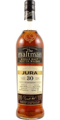 Isle of Jura 1992 MBl Refill Hogshead 46.7% 700ml