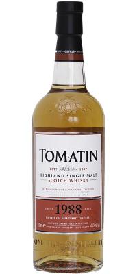 Tomatin 1988 Bourbon Casks & Port Pipes 46% 700ml