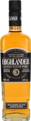 Highlander 3yo Blended Scotch Whisky Oak Casks Grupa AWW 40% 500ml