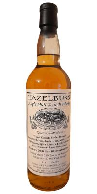 Hazelburn 2000 Private Bottling 1st Fill Bourbon Cask 13 Kuusela Tunhage Nordstrom Bruce Lundaahl Wikman Reimer 53% 700ml