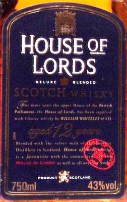 House of Lords 12yo 43% 750ml