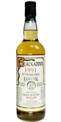 Glen Scotia 1991 BA Raw Cask #1072 61.2% 700ml