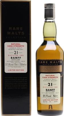 Banff 1982 Rare Malts Selection 57.1% 700ml