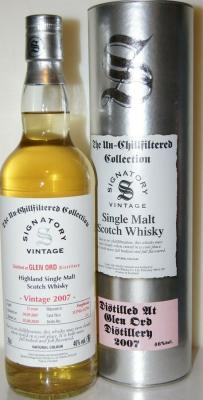 Glen Ord 2007 SV The Un-Chillfiltered Collection 312745 + 312746 46% 700ml