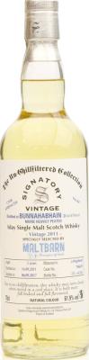 Bunnahabhain 2011 SV Moine The Un-Chillfiltered Collection Cask Strength #704429 Maltbarn 61.9% 700ml