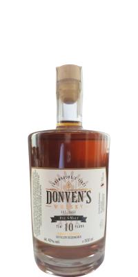 Donven's 10yo Rye & Malt 42% 500ml