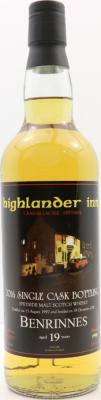 Benrinnes 1997 DL Highlander Inn 57.9% 700ml