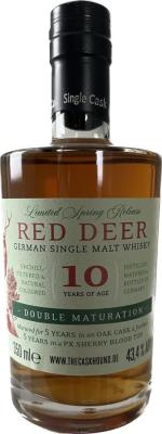 Red Deer 10yo TCaH Happy Easter Edition 5yo in PX Sherry Blood Tub 43.4% 350ml