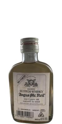 Angus Mc.Neil 5yo Blended Scotch Whisky Matured in wood Geens Benelux Aarschot 40% 200ml