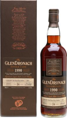 Glendronach 1990 Single Cask Batch 10 Pedro Ximenez Sherry Puncheon #2970 51.3% 700ml