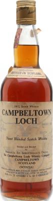 Campbeltown Loch Finest Blended Scotch Whisky 100% Scotch Whiskies 43% 750ml