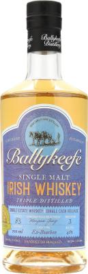 Ballykeefe Distillery Triple Distilled Single Cask Release Ex-Bourbon 46% 700ml