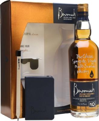 Benromach Giftbox With Tasting Notebook 10yo 43% 700ml