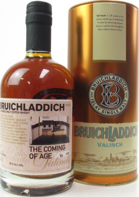 Bruichladdich 2002 Valinch The Coming of Age 9yo Palo Cortado Sherry Cask #001 58.7% 500ml