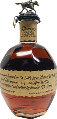 Blanton's The Original Single Barrel Bourbon Whisky #368 46.5% 750ml