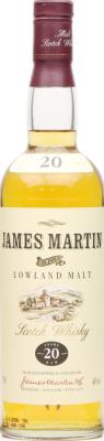 James Martin's 20yo Single Lowland Malt Scotch Whisky Oak 40% 700ml