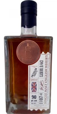 The English Whisky 7yo TSCL The Single Cask B/443 60% 700ml