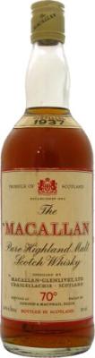 Macallan 1937 GM Macallan-Glenlivet a Pure Highland Malt 40% 750ml