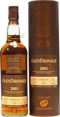 Glendronach 2003 Single Cask Tube 11yo Oloroso Sherry Butt #5552 The Old Pipe 56.6% 700ml