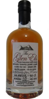 Glen Els 2008 Single Tawny Port Cask #119 Metro Exclusive 44.4% 500ml