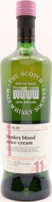 Balblair 2007 SMWS 70.29 Monkey blood on ice-cream 11yo Refill Ex-Bourbon Hogshead 59.8% 700ml