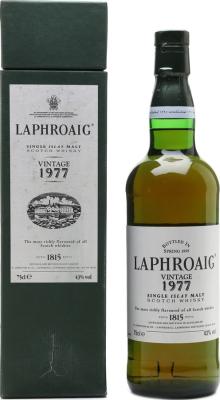 Laphroaig 1977 Vintage 43% 750ml